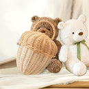 Rattan Acorn Basket for Storage & Home Décor
