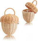 Rattan Acorn Basket for Storage & Home Décor