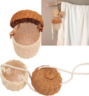 Kids' Rattan Acorn Basket | Woven Storage & Photo Prop