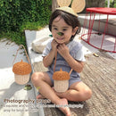 Kids' Rattan Acorn Basket | Woven Storage & Photo Prop