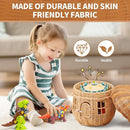 Rattan Mushroom Basket for Storage & Home Décor